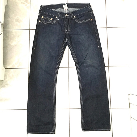 True Religion Other - True Religion Mens Blue Straight Jeans